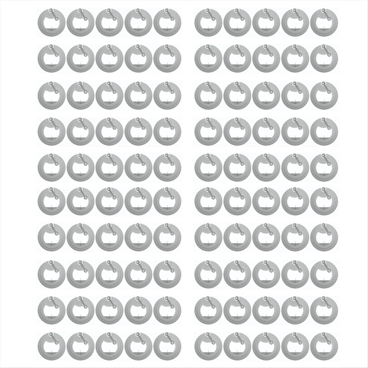 213 Sticker 100Pcs NFC Ntag213 Nfc Label Sticker 13.56MHz ISO14443A 213 Sticker ...