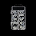 thumbnail image 1 of 100Pcs Nail Tips Quick Extension Transparent Press On False Nails Tips Manicure Nail Art Manicure, 1 of 7