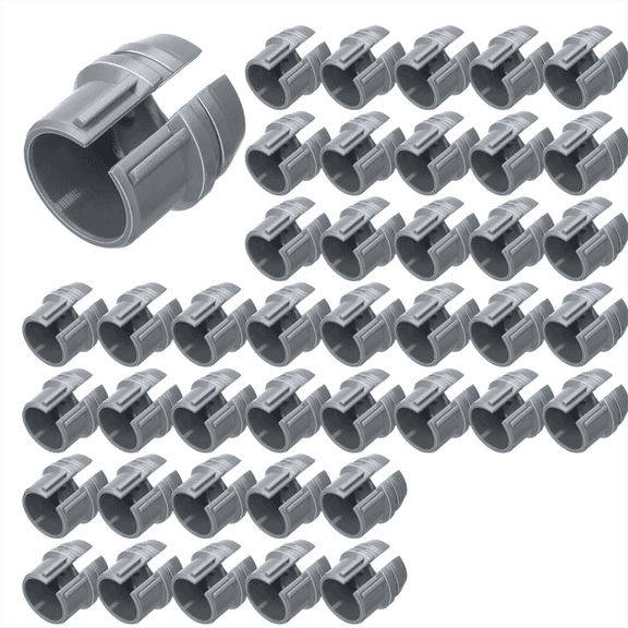 100Pcs Non Metallic Cable Connectors Wire Fixing Buckle,Snap Style Installation for Wiring 14/2-10/3 AWG,(1/2 Inch)