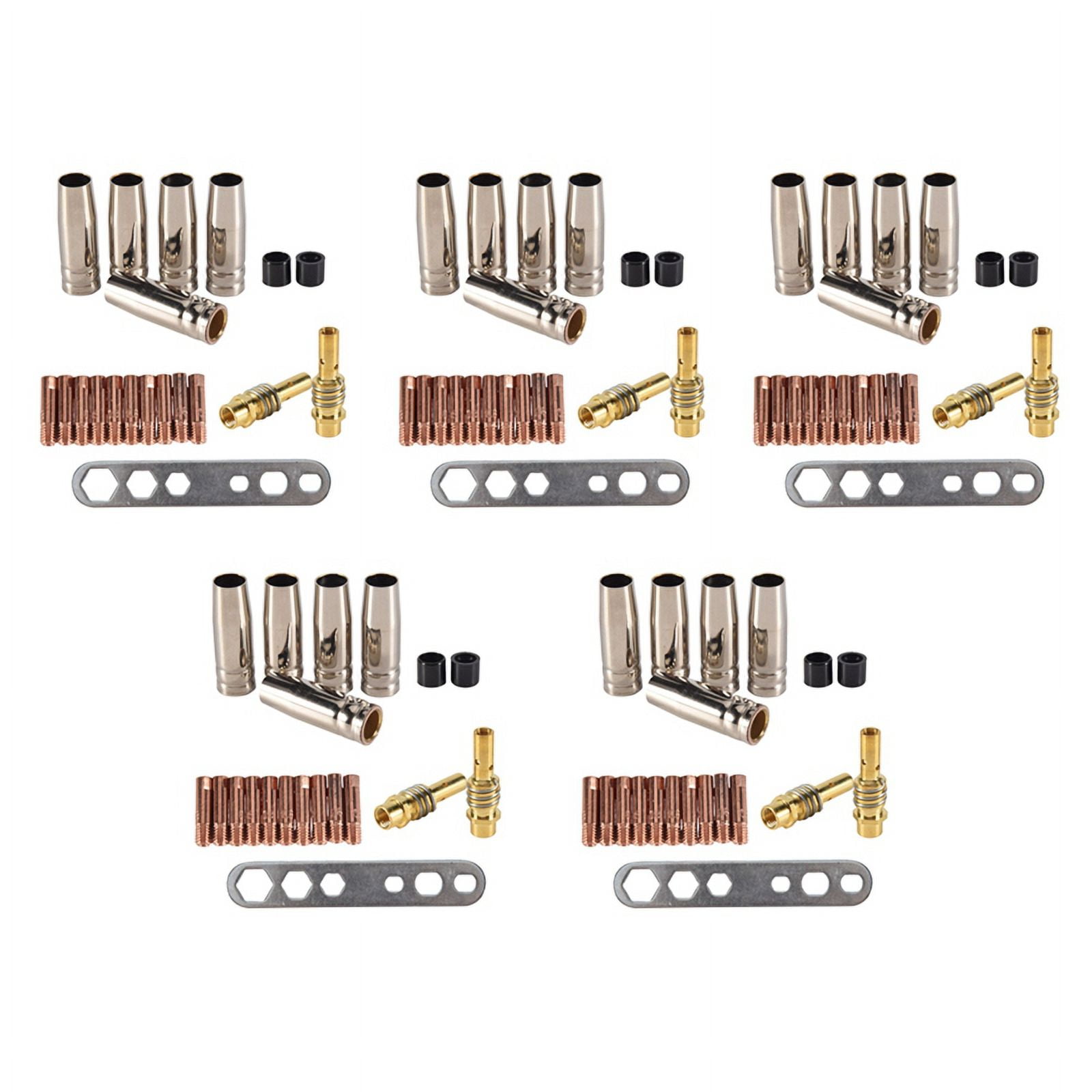 Kit 20 Pezzi Ugelli Per Torcia MIG Saldatore – Consumabili Per MB15, ML1500, G15 – Punte M6 0,8mm E Coniche - 4