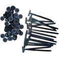 thumbnail image 1 of 100Pcs Nylon Universal Cable Tie Buckle, Heavy Duty Self-Locking Nylon Zip Ties Holder, Multipurpose Plastic Cable Ties Tool for Car Daily Repair (100Pcs), 1 of 9