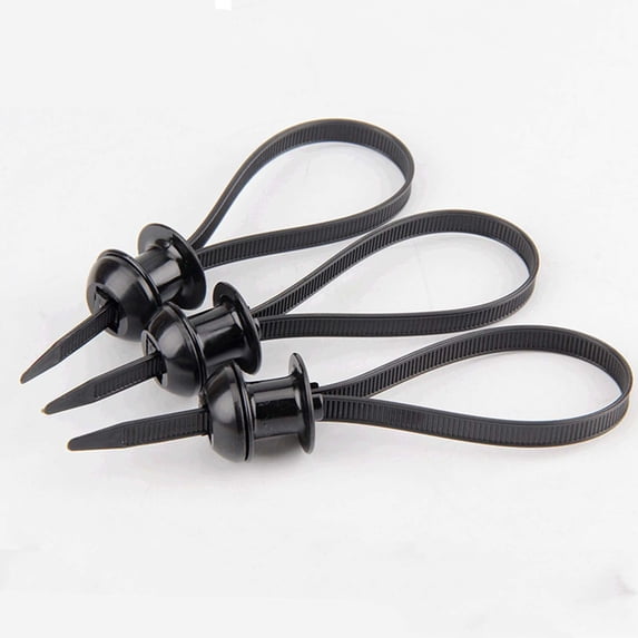 100Pcs Nylon Universal Cable Tie Buckle, Multipurpose Plastic Cable Ties Tool for Car Daily Repair,Easy to Use,Heavy Duty Self-Locking Nylon Zip Ties Cable Holder,For Household