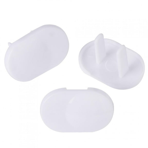 100Pcs Outlet Plugs Protector Child Proof Electrical Socket Covers Two-pin