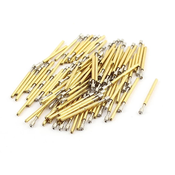 100Pcs P75-A2 Dia 1.02mm Length 16.54mm 100g Spring Test Probe Pin