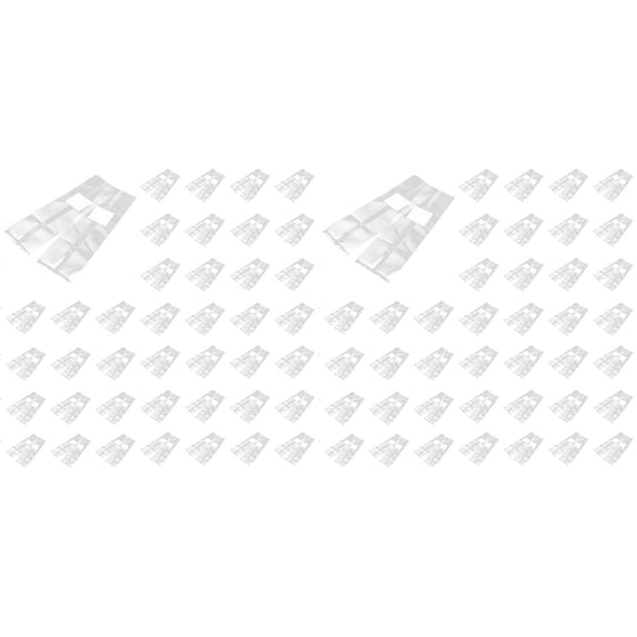 100Pcs PVC Mushroom Spawn Grow Bag Substrate Clear Bags High Temp Pre-Sealable
