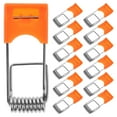 100Pcs Panel Light Spring Clip Downlight Retaining Clamp Light Securing