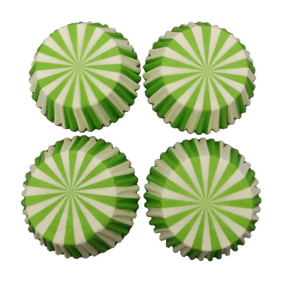 100Pcs Paper Cake Liners - 2.4"x1.2" Colorful Cupcake & Muffin Baking Cups, Laser-Cut Party Decor Liners for Wedding, Birthday, Decorative Wrappers for Baked Goods