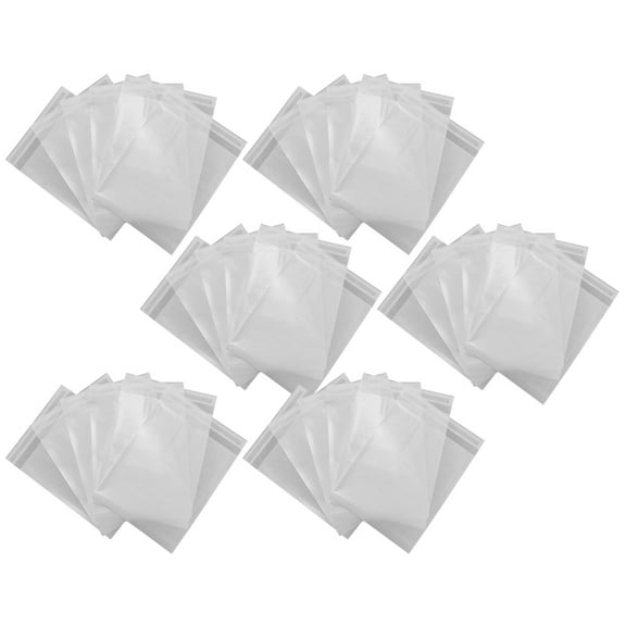 100Pcs Paper Snack Bags Self Adhesive Cookie Bag Multi-functional Small Clothing Packaging Bags