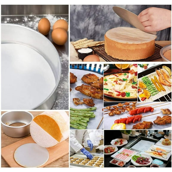 100Pcs Parchment Paper Baking Paper Liners Round Cake Pans Circle Air Fryer Bbq 10 In YIWEI