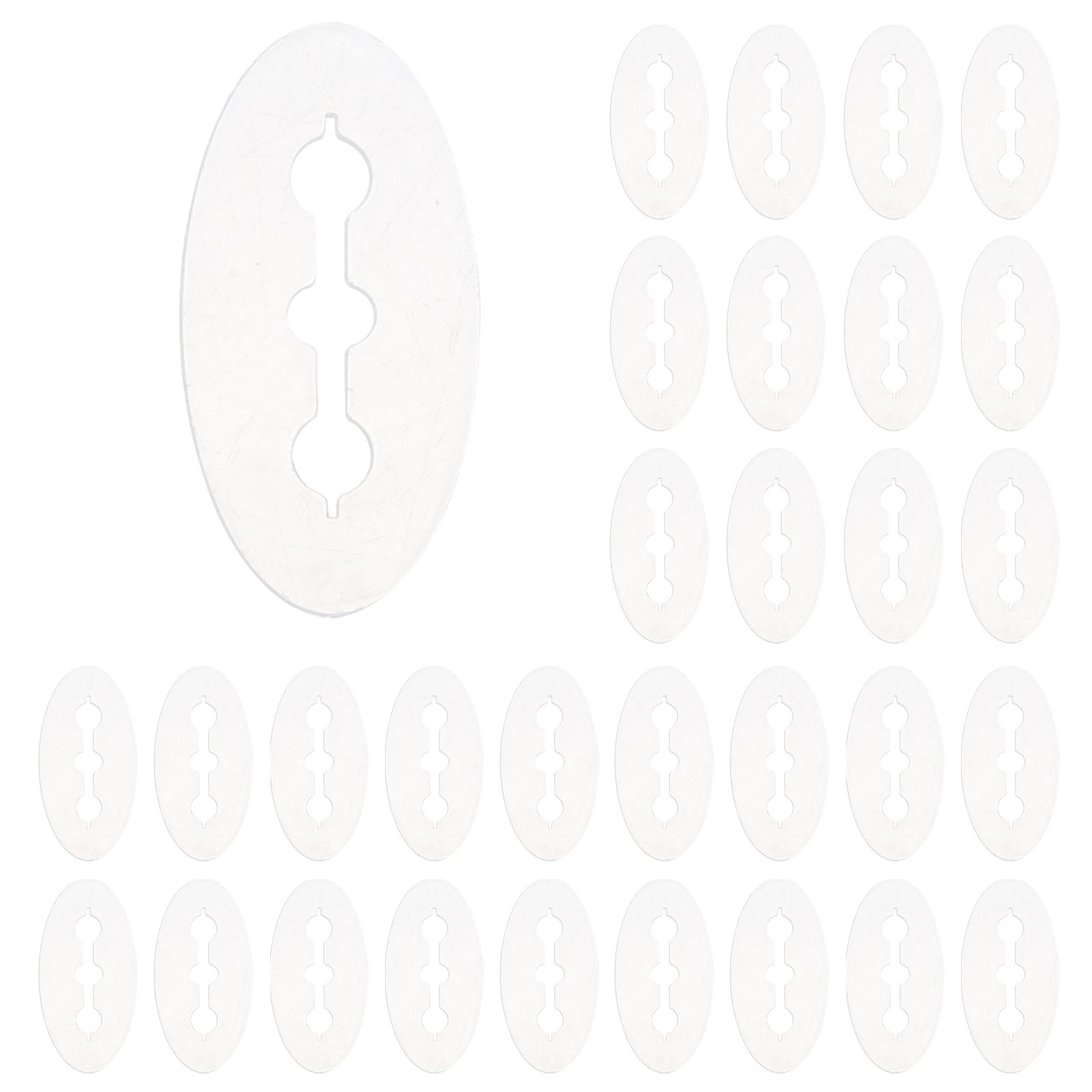 100Pcs Peg Hook Stoppers Plastic Fastener Pegboard Locks