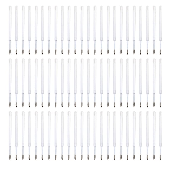 100Pcs Pen Refills for Retractable Ballpoint Pen, Black/Blue Inks Pen Refills