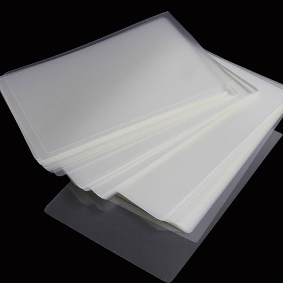 100Pcs Photo Sealing Supplies White Waterproof Anti Reflective Laminating Sheets for Photos