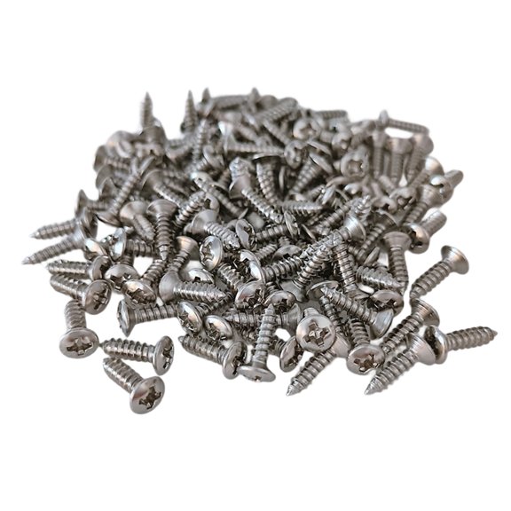100Pcs Pickguard Screws Set Guitar Mounting Screws for Electric Guitar Pickguard