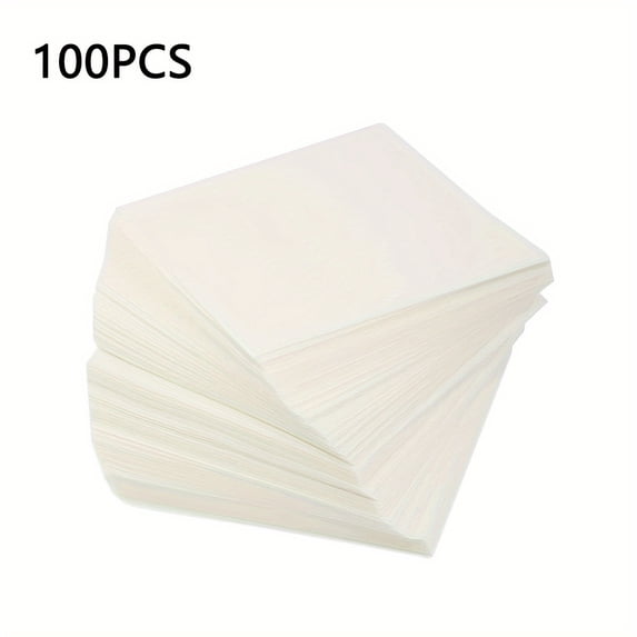 100Pcs Plastic-Coated Kraft Cake Slicer Sheets 5.9"x5.9", Non-Stick Greaseproof Food Separators, Square Deli Liners for Baking, Burger Stacking, Cookie & Meat Patty Divider, for Home/Restaurant Use
