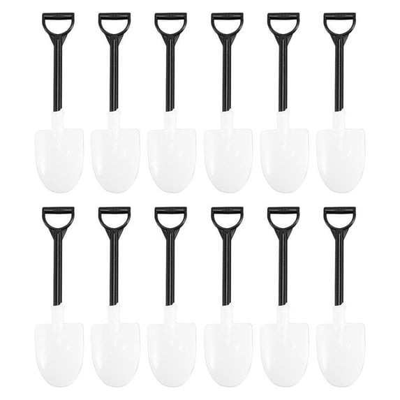 100Pcs Plastic Disposable Mini Shovel Spoon Potted Cake Ice Cream Garden xc492