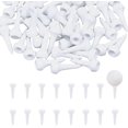 thumbnail image 1 of 100Pcs Plastic Golf Tees Mushroom Head Golf Tees Durable Stands, 1 of 6