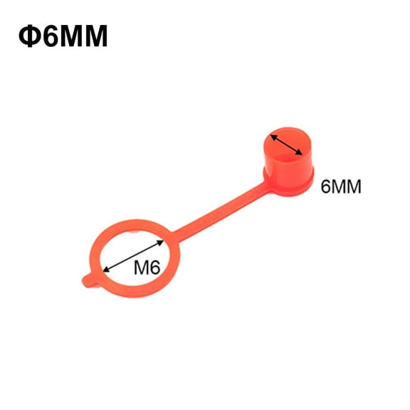 100Pcs Plastic Grease Nipple Protective Cap For Most Cars Motorcycles Φ6Mm YIWEI