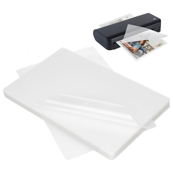 100Pcs Plastic Laminating Pouch Film Photo Protecting Sheets for Hot Laminator Clear 240x160x0.1mm