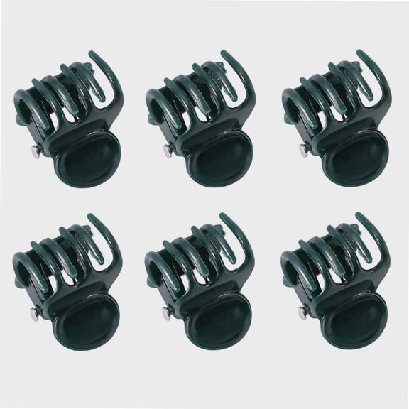 100Pcs Plastic Mini Stalks Support Clip Flower Garden Tools Stem Clips Grow Upright Orchid for Supporting or Straightening Plant Stems