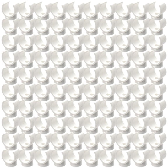 100Pcs Plastic Pipe Hangers Clamps Replacement Water Pipe Support Clamp