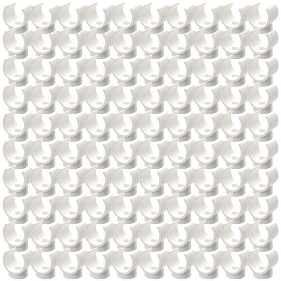 100Pcs Plastic Pipe Hangers Clamps Replacement Water Pipe Support Clamp