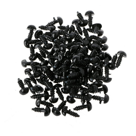 100Pcs Plastic Safety for Triangle Velvet Noses For Animal Puppet Teddy Bear for Doll