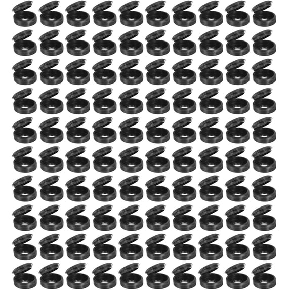 100Pcs Plastic Screw Caps Cover Nuts Fold Snap Protective Caps Thickened Screw Decorative Cover Easy to Installation