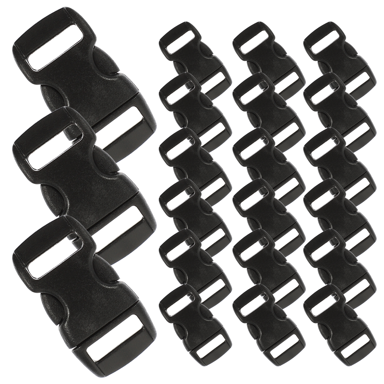 100Pcs Plastic Side Release Buckles Backpack Buckle Clips Backpack