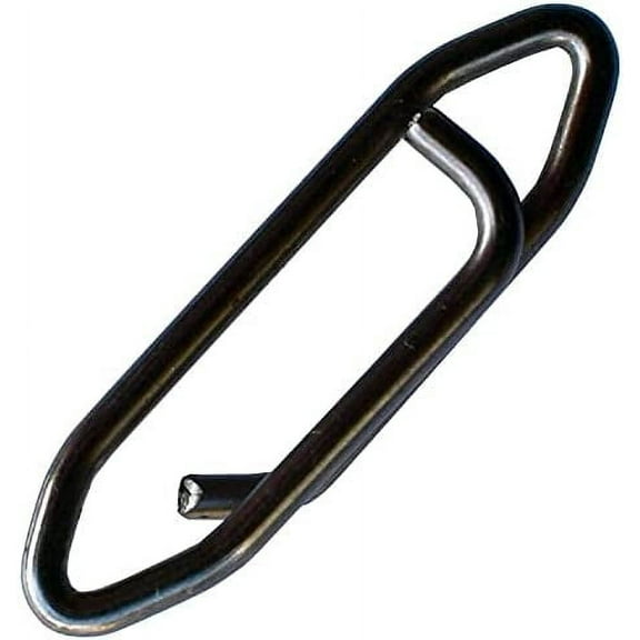 100Pcs Power Clips Fishing Stainless Steel Fishing Speed Clips Connector Easy Quick Lure Change Snap Clip (Small 44LBS 100pcs)