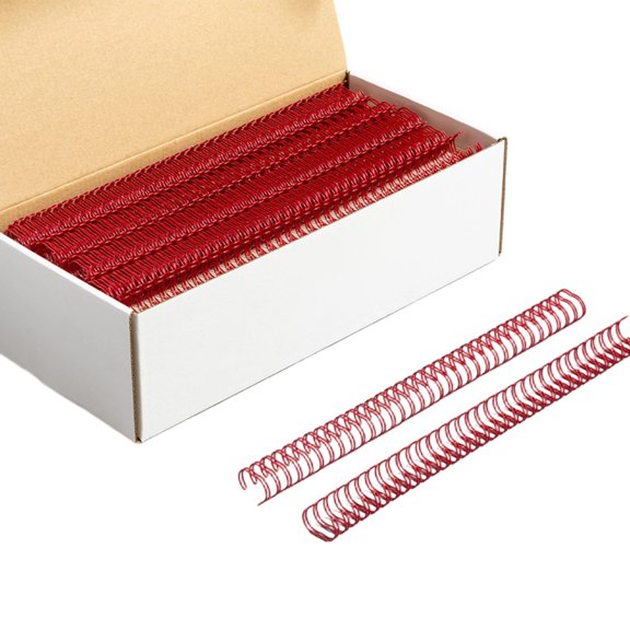 100Pcs Professional Binding Rings Adjustable Iron Metal Binding Coils for File Presentation Document Paper Organization