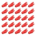 thumbnail image 1 of 100Pcs RJ45 Plug Connector Cover Cat5 Cat5E Cat6 Cat7 Wire Guard Sleeves, Red, 1 of 6