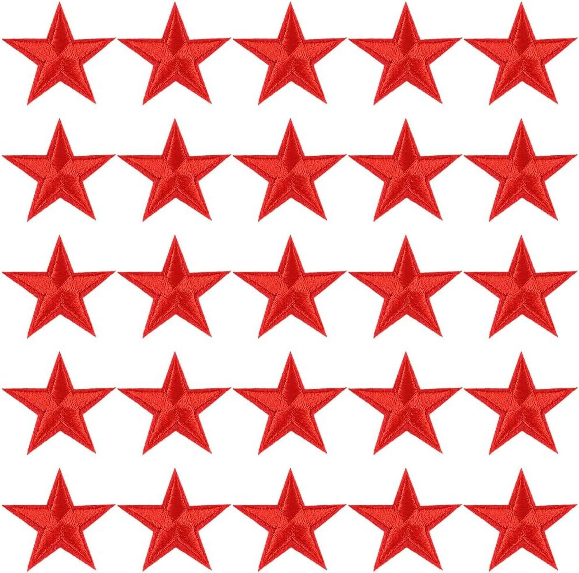 Patch Ricamata A Stella Pentagram, 7 Cm, Da Stirare O Cucire Su Vestiti E Borse - 2