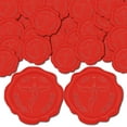 thumbnail image 1 of 100Pcs Red Wax Seal Stickers Flying Phoenix Wedding Invitations Envelope Vintage Sealing Label Self Adhesive for Gift Wrapping Birthday Greeting Cards Making Christmas Valentines Day Red, 1 of 6