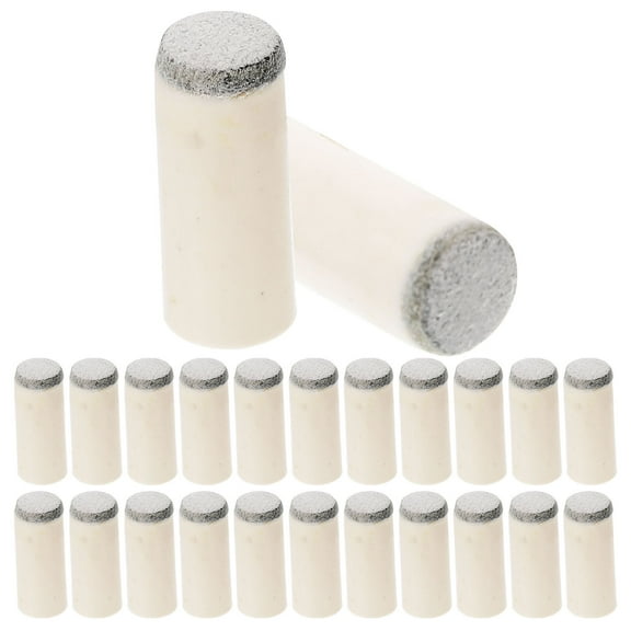 LHXC 100Pcs Replaceable Plastic Pool Cue Tips Billiard Tip Replacements Accessories for Pool Cues