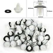 100Pcs Retaining Door Panel Clips Bumper Clips Interior Screw Rivet for fender
