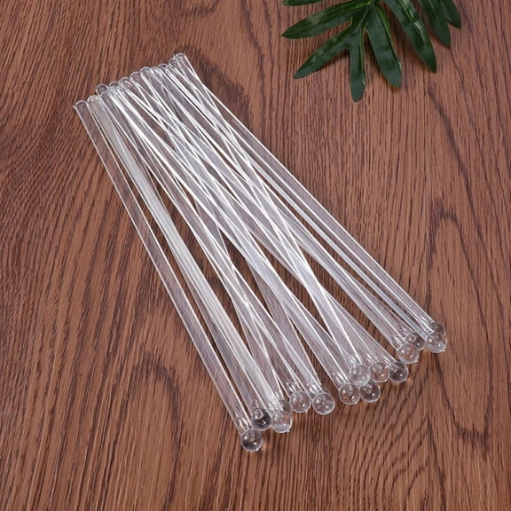 100Pcs Round Head Plastic Stirring Mixing Sticks Transparent Cocktail Drink Bar Muddler Ladle Stirrer Swizzle Stick Barware