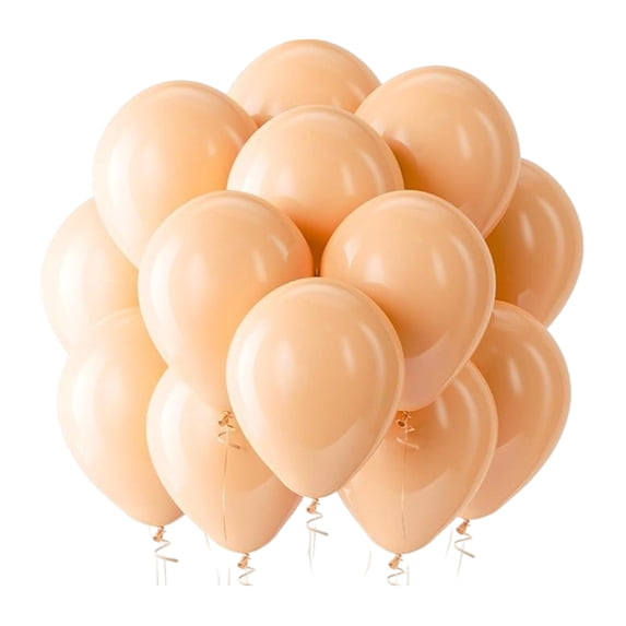100Pcs Round Helium Balloons with Ribbon for Birthday Celebrations Wedding Decor and Colorful Rainbow Theme Party Supplies, Multicolor 12 Inch