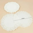 thumbnail image 1 of 100Pcs Round Paper Lace Doilies Cake Placemat Party Wedding Baking Decoration 6.5 Inches Round White 100Pack YIWEI, 1 of 7