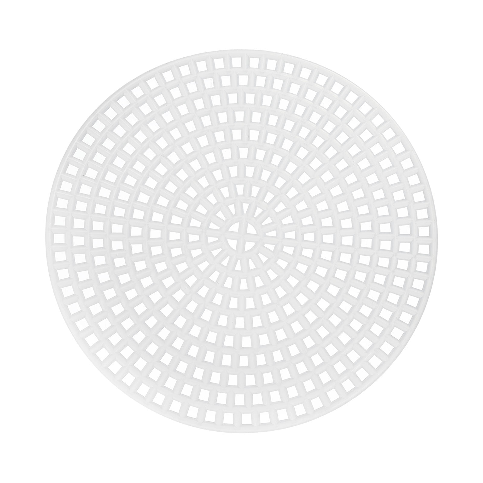 100Pcs Round Plastic Canvas Mesh Sheets 7.7cm / 3.03inch Circle Mesh Mat for Embroidery Knit Crochet Needlework