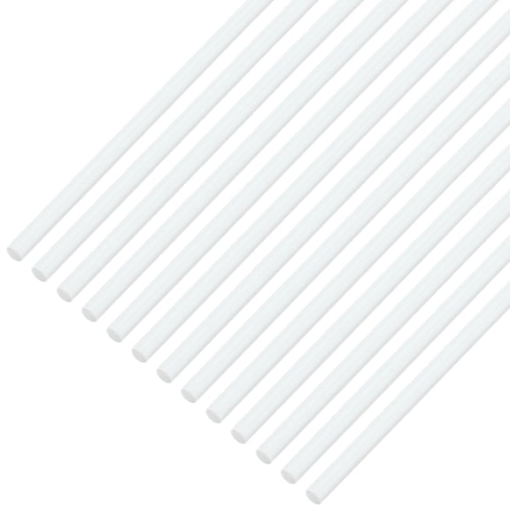 100Pcs Round Plastic Tubes DIY Handmade Sand Table Material Model Building White 250x2mm 100pcs/set DIY