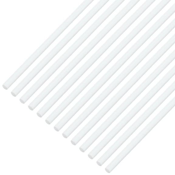 100Pcs Round Plastic Tubes DIY Handmade Sand Table Material Model Building White 250x2mm 100pcs/set for DIY