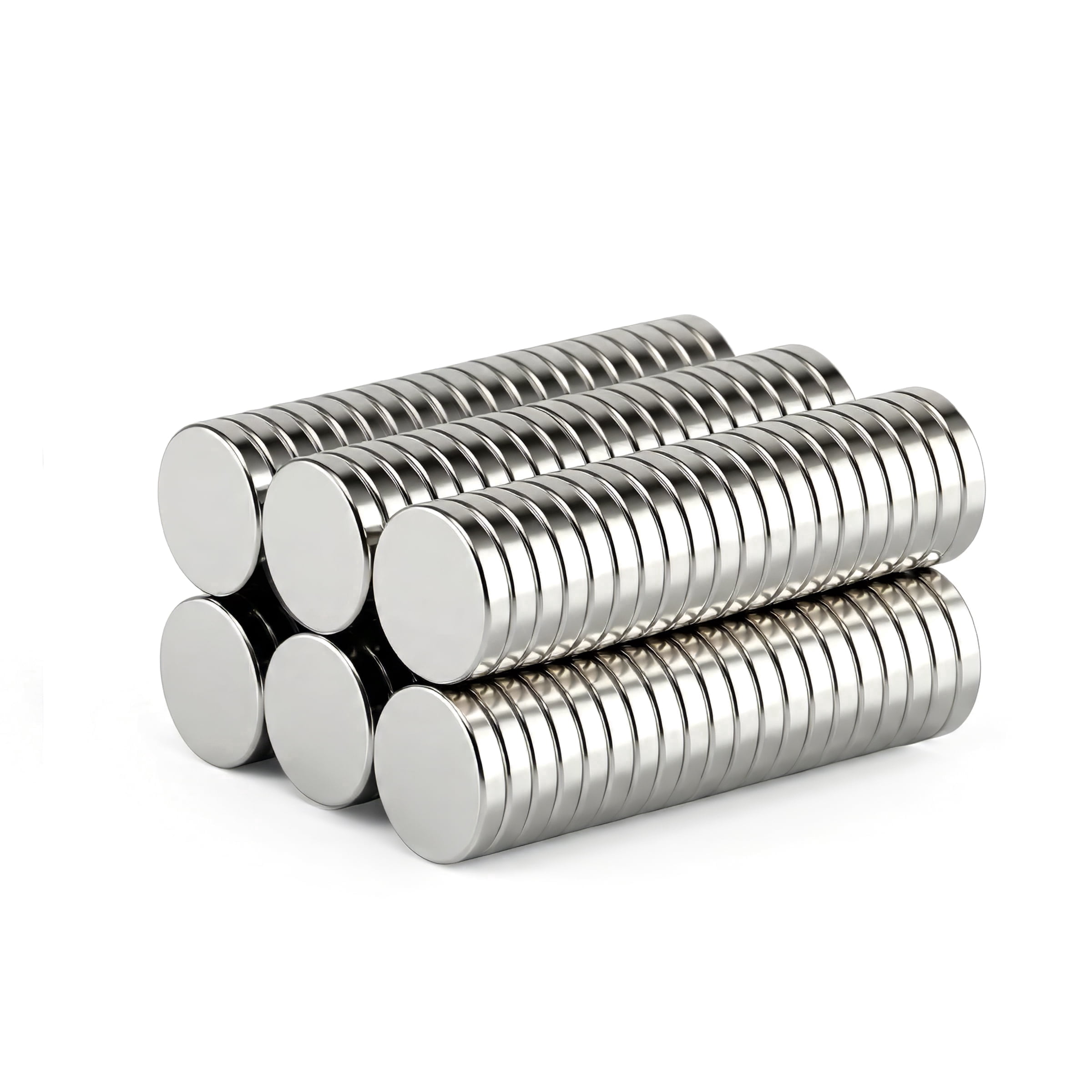 Magnets, 120 Pcs 8mm x 2mm Neodymium Magnet, Rare Earth Magnetic Discs for Fridge, Whiteboard, Office, Science Projects, DIY Crafts, School
