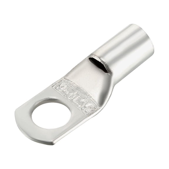 100Pcs SC10-6 Non-Insulated U-Type Copper Crimp Terminals 6mm2 Wire Connector