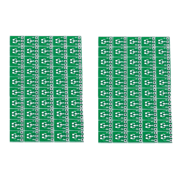 100Pcs SOT23 SOT23-3 Turn SIP3 Double-Side SMD DIP Adapter Converter Plate SOT SIP IC Socket PCB Board DIY Kit