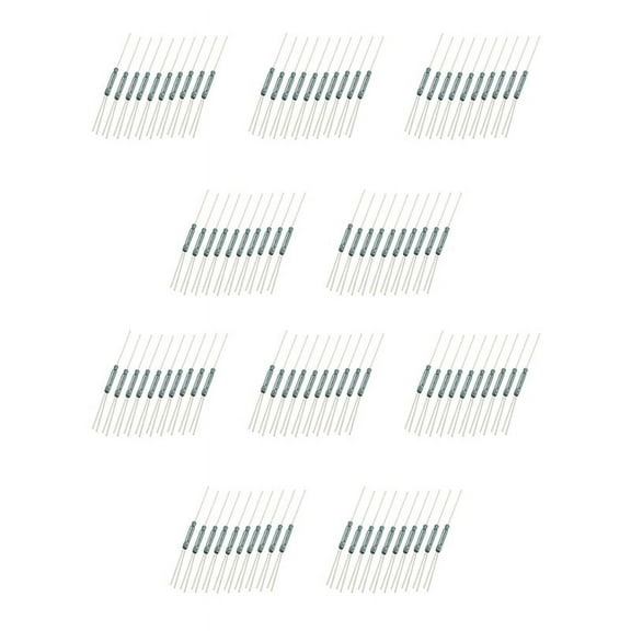 100Pcs SPDT Magnetic Switch Switches Replacement 2.5X14MM RI-90,100 x Magnetic Switch,Silver