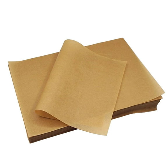 Greenadscape Baking Paper Brown for Home Users Baking Pastries 100Set 15.7X11.8in