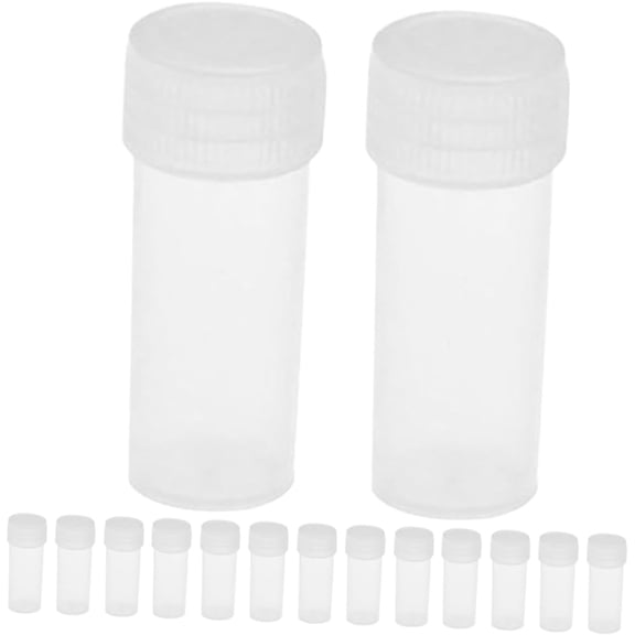 100Pcs Sample Bottles Refillable Travel Containers for Liquids Powders Items Lab Test Tubes Sealing Portable Versatile Storage