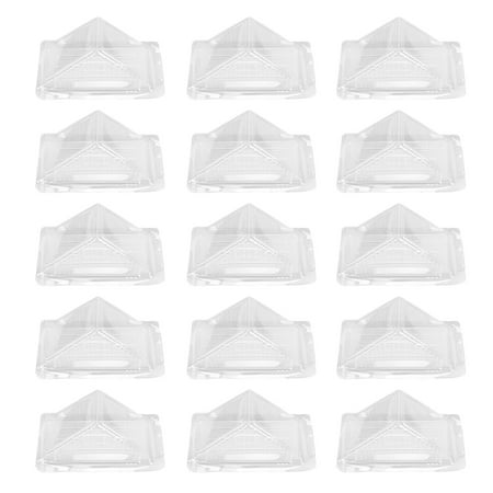 Clear Plastic Sandwich Box for Storage Use Eco Friendly Transparent Pastry Boxes Fit Standard Size 100Pcs