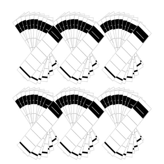 100Pcs Self-Adhesive Folder Spine Sticker Folder Spine Labels Self-Adhesive Folder Labels 5.4x19cm 3.6x19cm