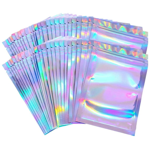 100Pcs Self Lock Bag Reusable Self Lock Bag Self Lock Jewelry Bags Jewelry Bags Packing Bags